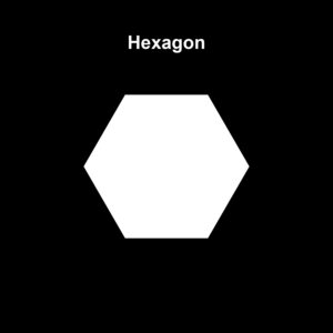 Acrylic Mini Wall Photo & Mirror Tiles[Hex]